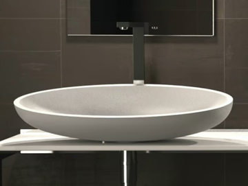 KOOL XL - Countertop oval washbasin by Glass Design - view 2